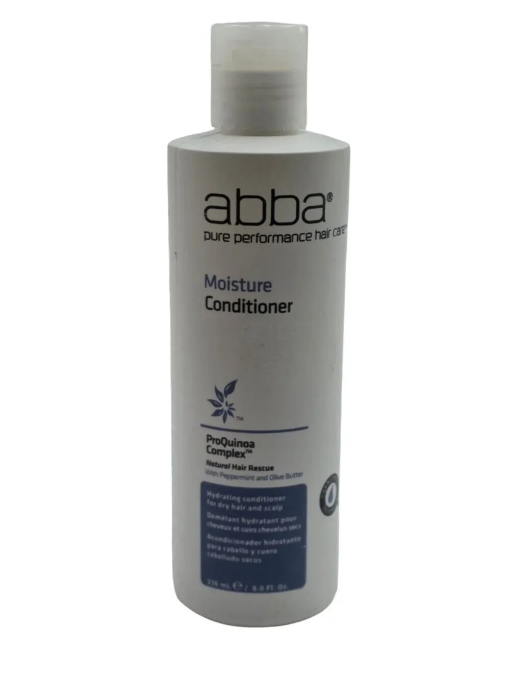 New - Abba Pure Performance Hair Care Moisture Conditioner, 8.0 fl oz